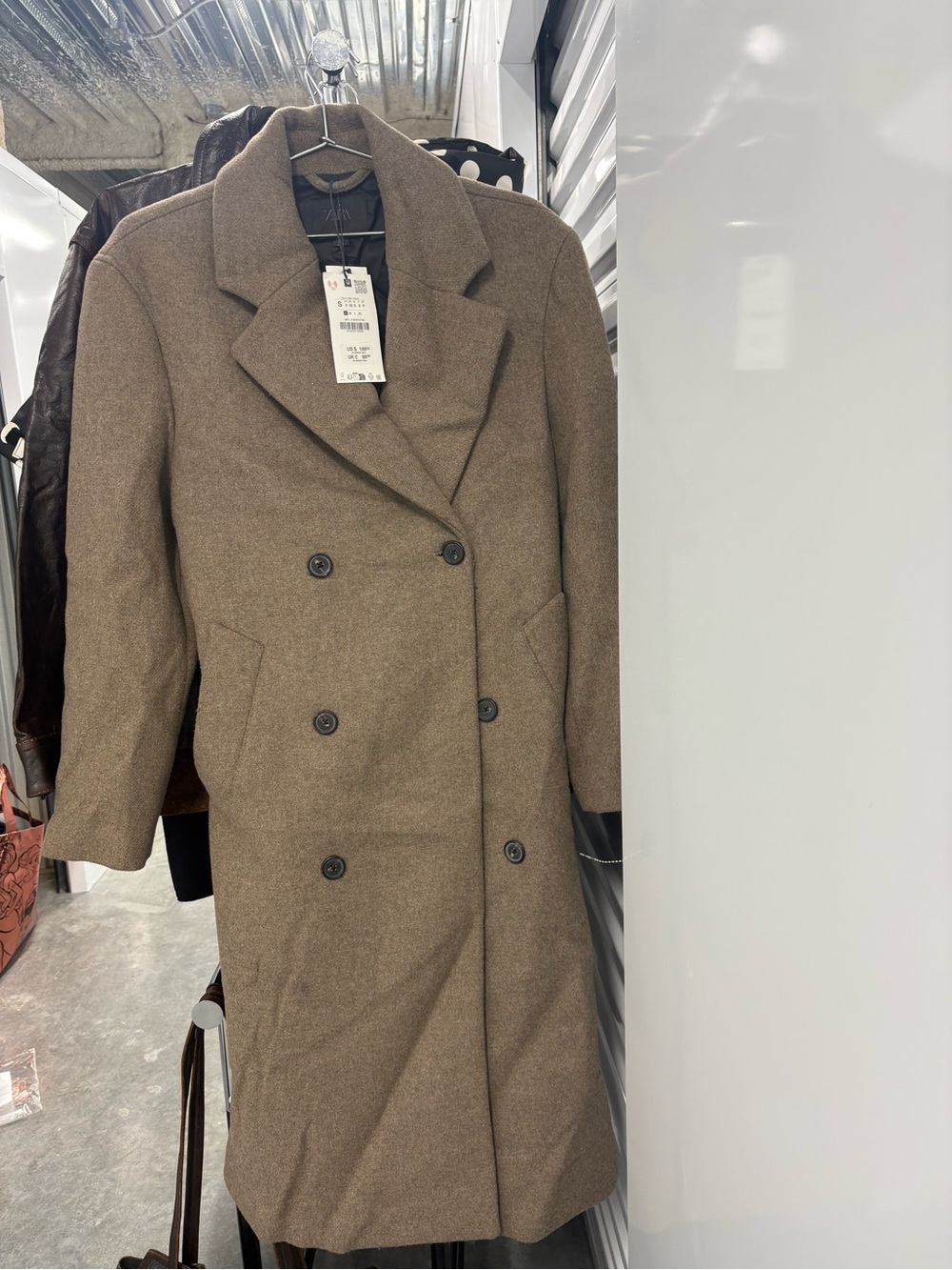 Zara wool blend coat